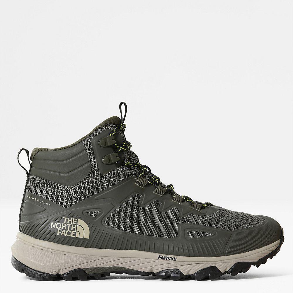 The North Face Ultra Fastpack Iv Futurelight™ Mid Ανδρικα Μποτάκια Πεζοπορίας - Πρασινο / Μαυρα (EGJ